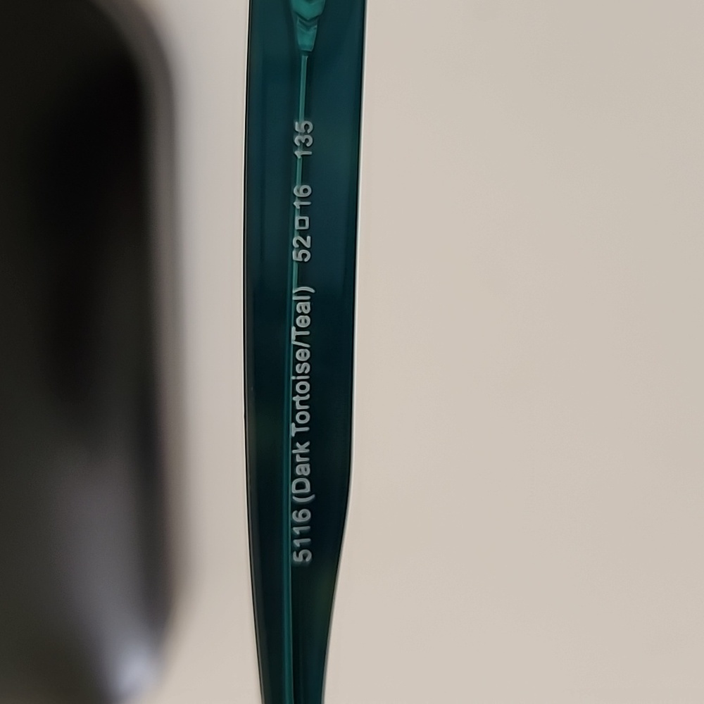 NEW Coach Tortoiseshell Teal Brooklyn Eyeglasses Antiglare Computer Lenses +1.00 - Picture 7 of 10